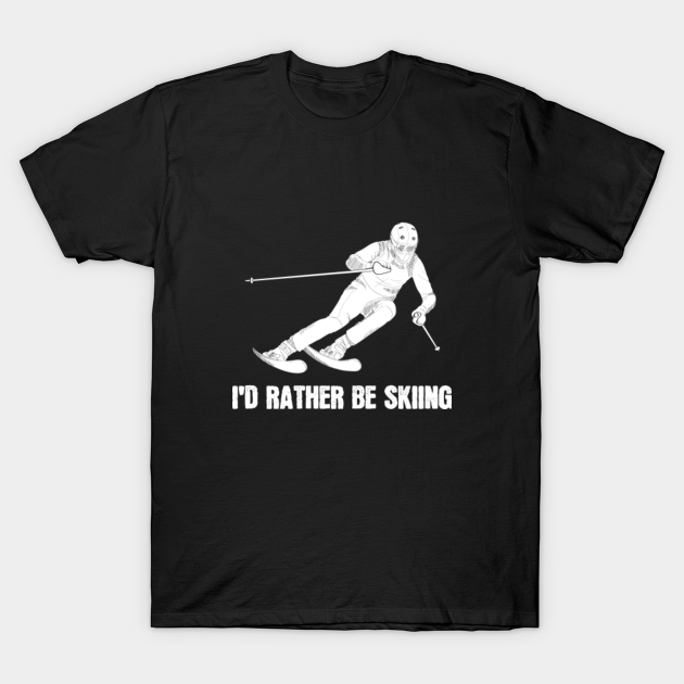 Funny Ski Snowboarding Shirt Winter Sports Gift Mountain Snow Graphic